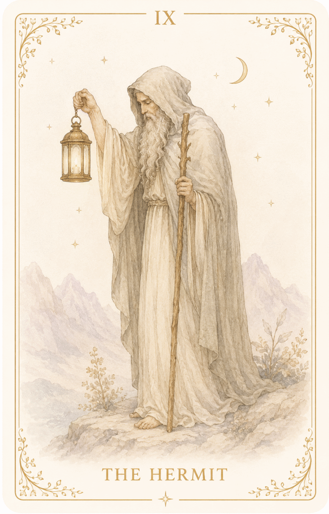 Hermit Tarot Card